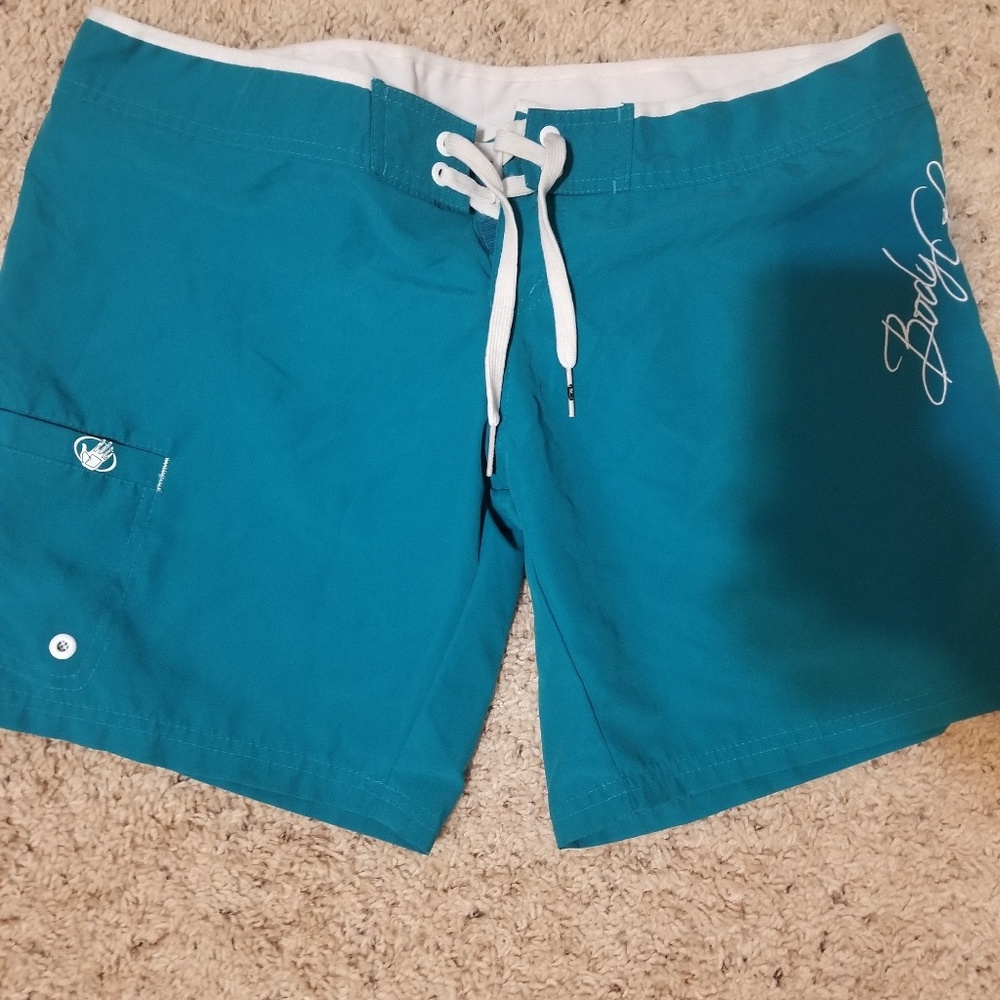Body glove swim trunks, large